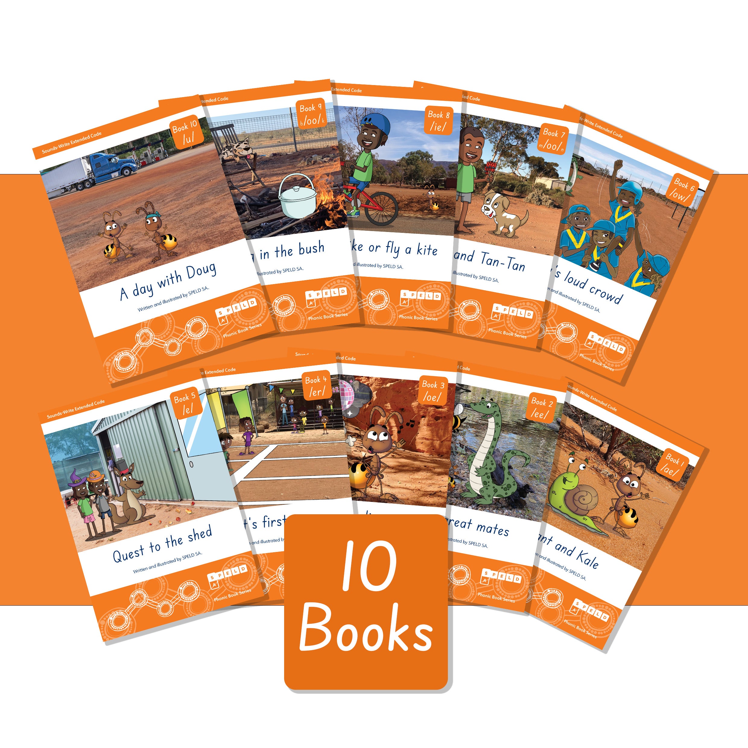 SPELD SA Phonic Books Extended Code Set 1 SPELDSA