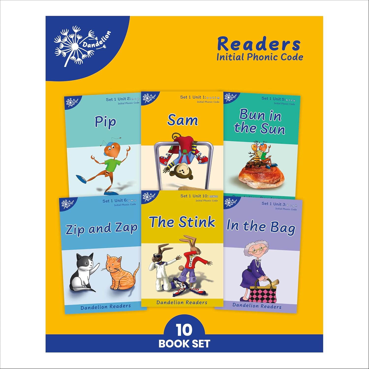 Dandelion Readers Set 1 Units 1-10