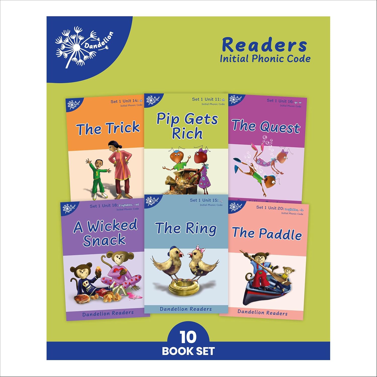 Dandelion Readers Set 1 Units 11-20