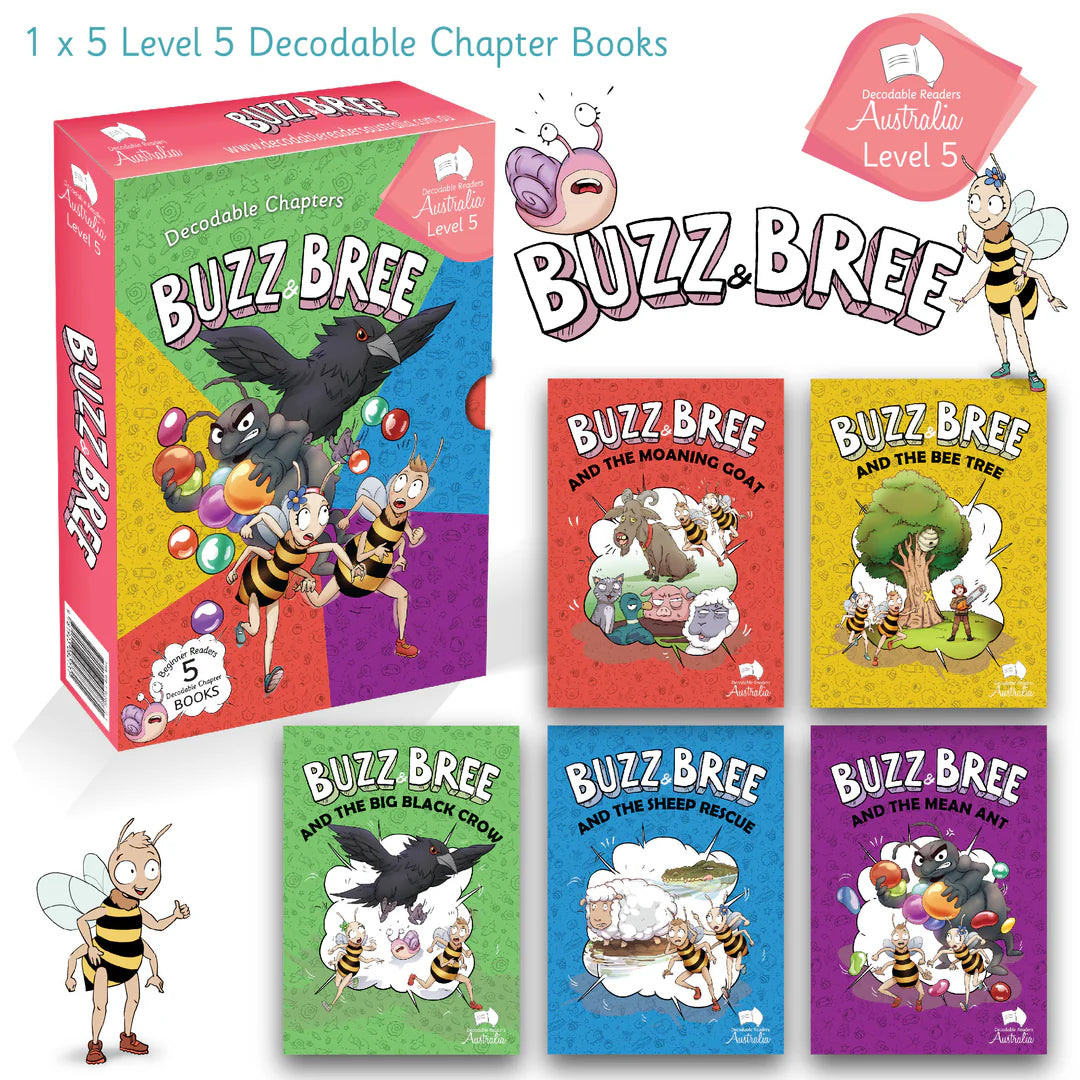 Buzz and Bree Decodable Chapters Level 5