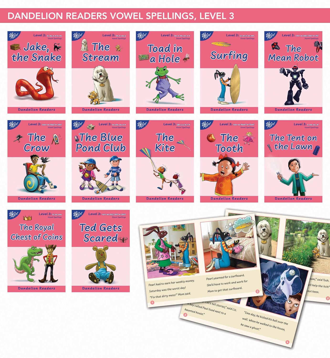 Dandelion Readers Extended Code Level 3 – SPELDSA