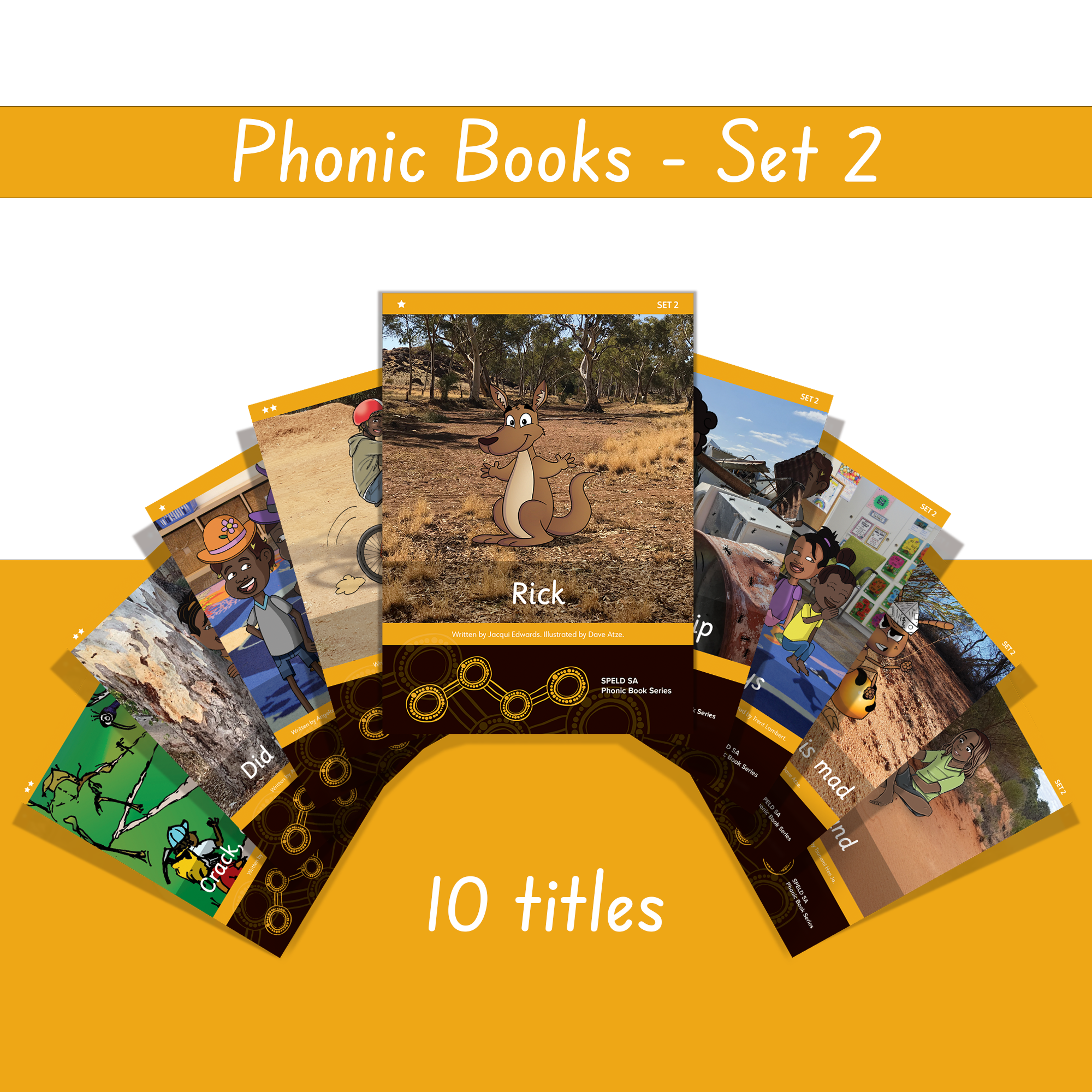 SPELD SA Phonic Books - Set 2