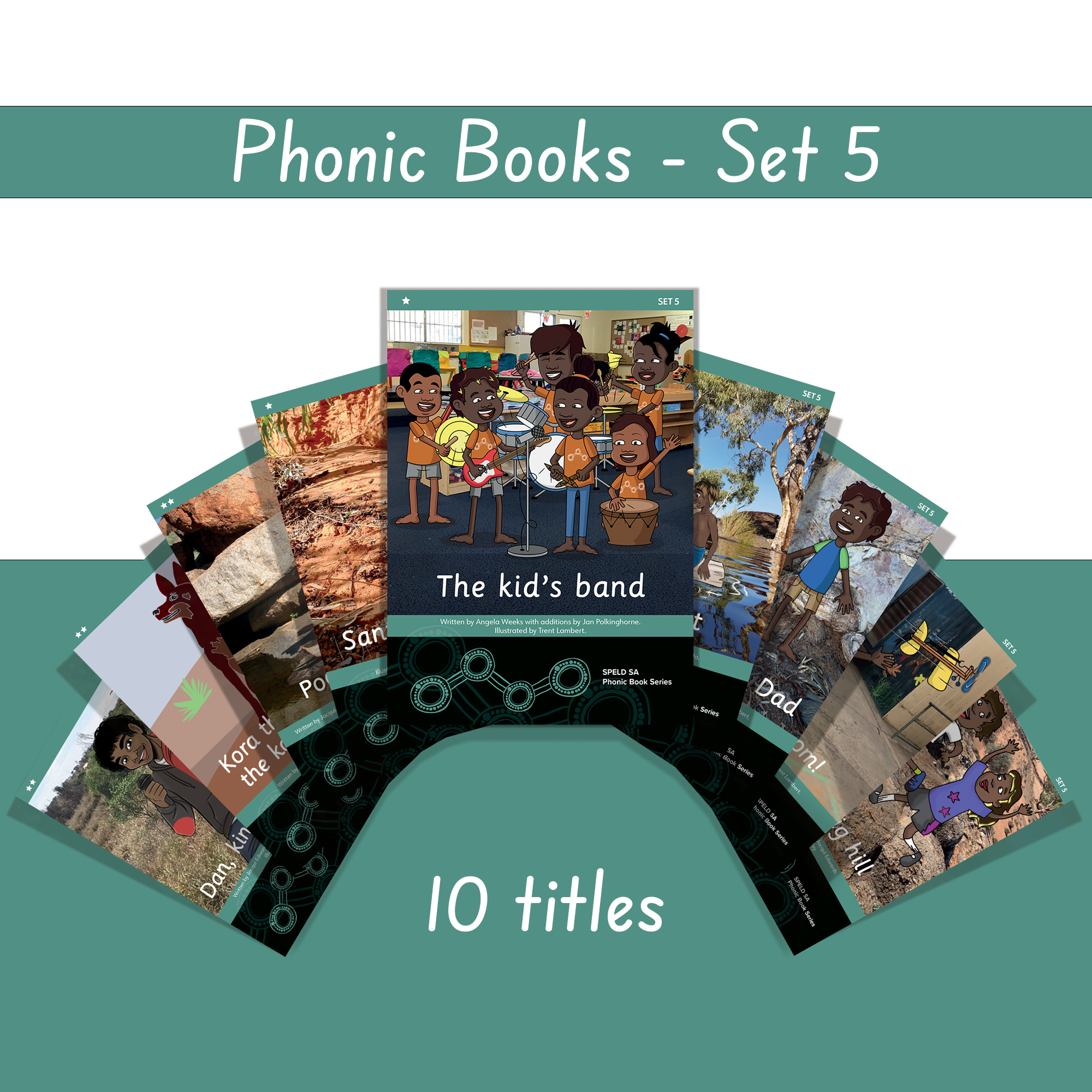 SPELD SA Phonic Books - Set 5