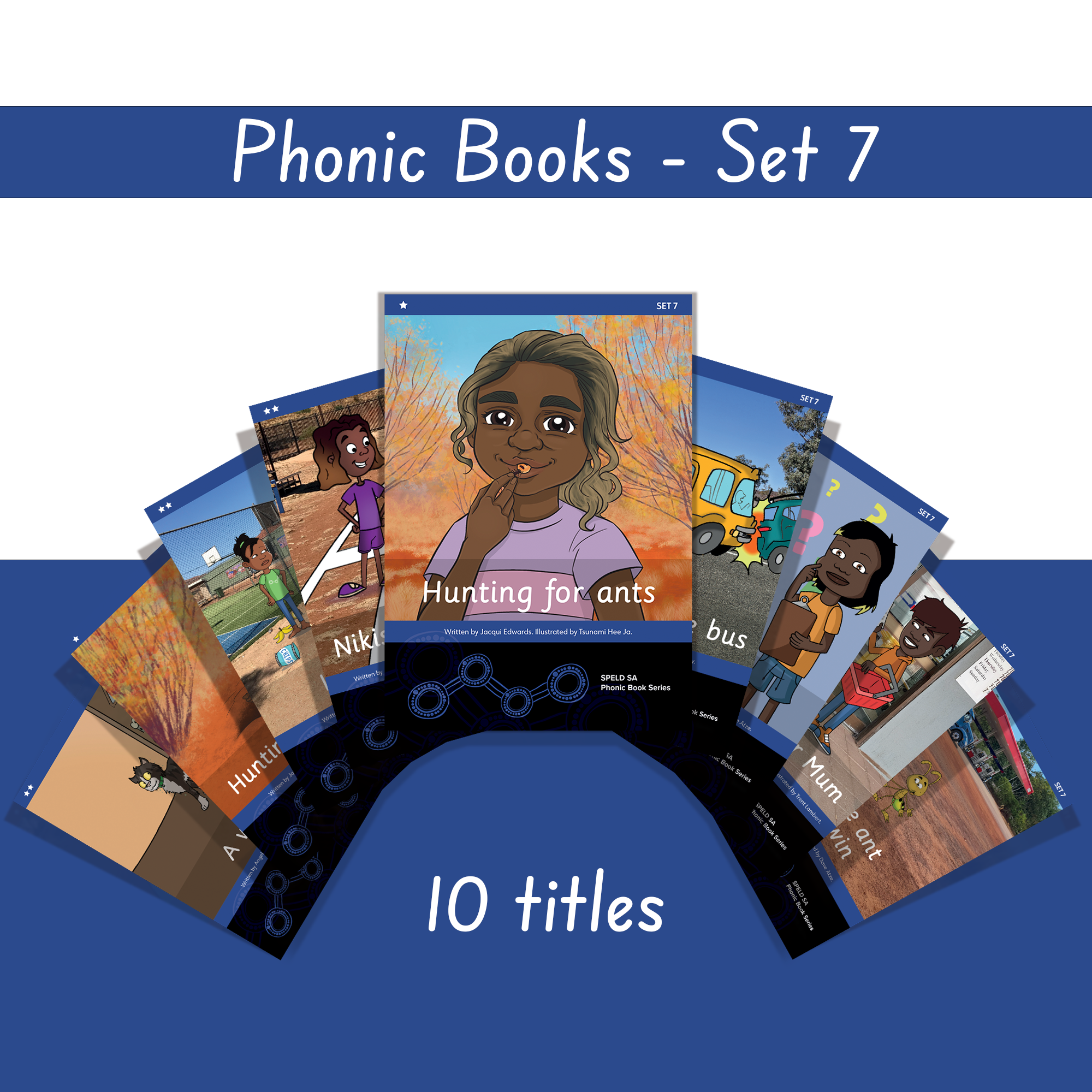 SPELD SA Phonic Books - Set 7