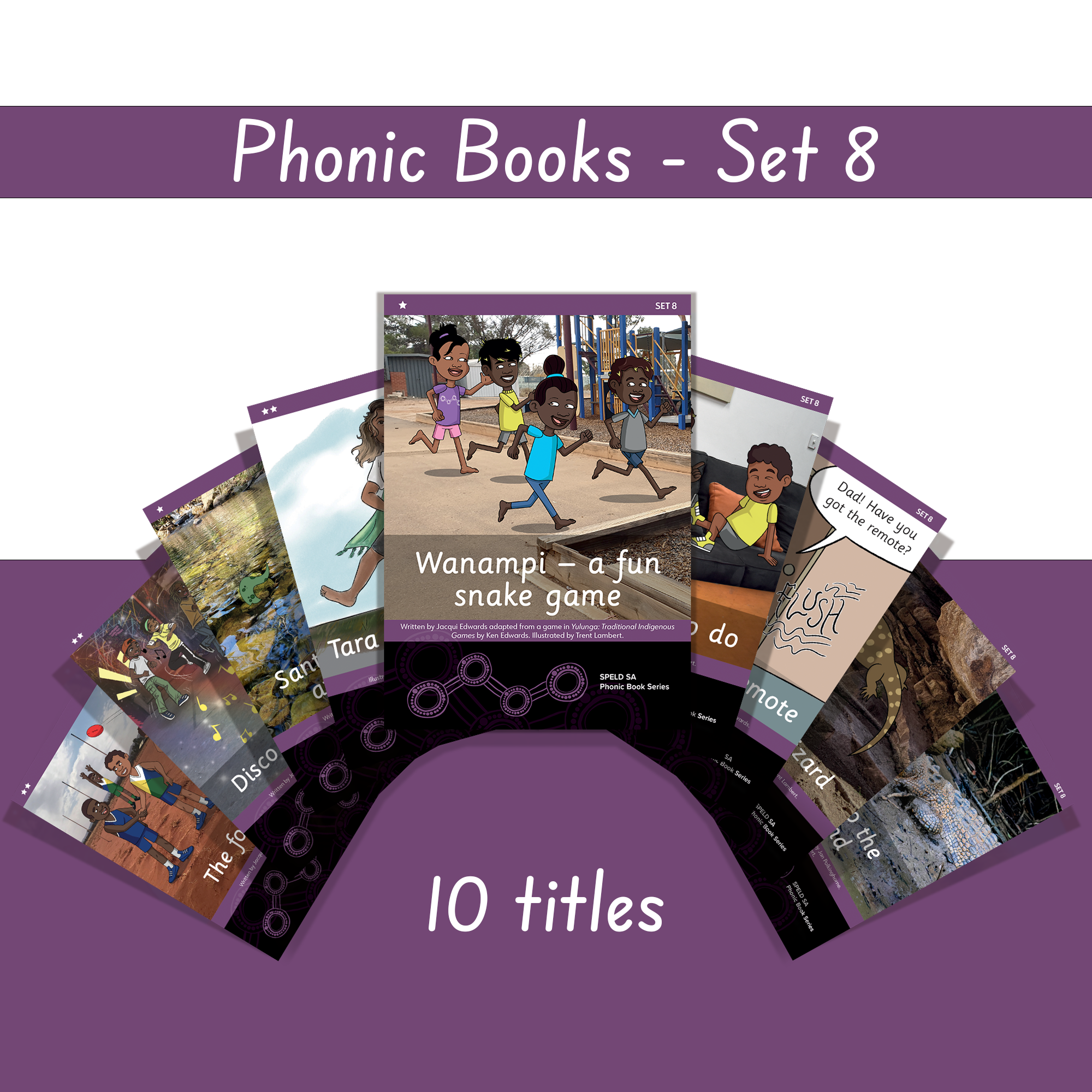 SPELD SA Phonic Books - Set 8