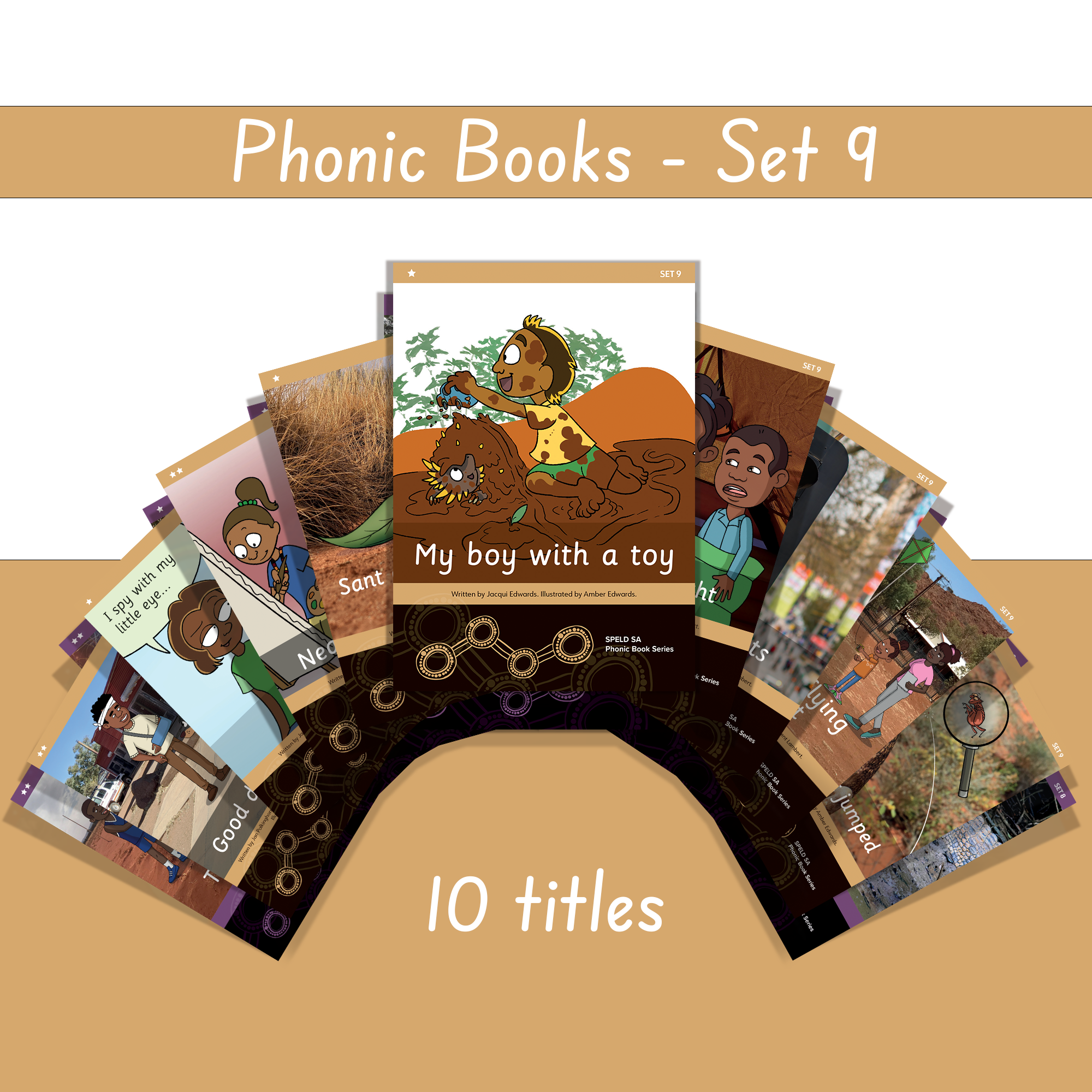 SPELD SA Phonic Books - Set 9