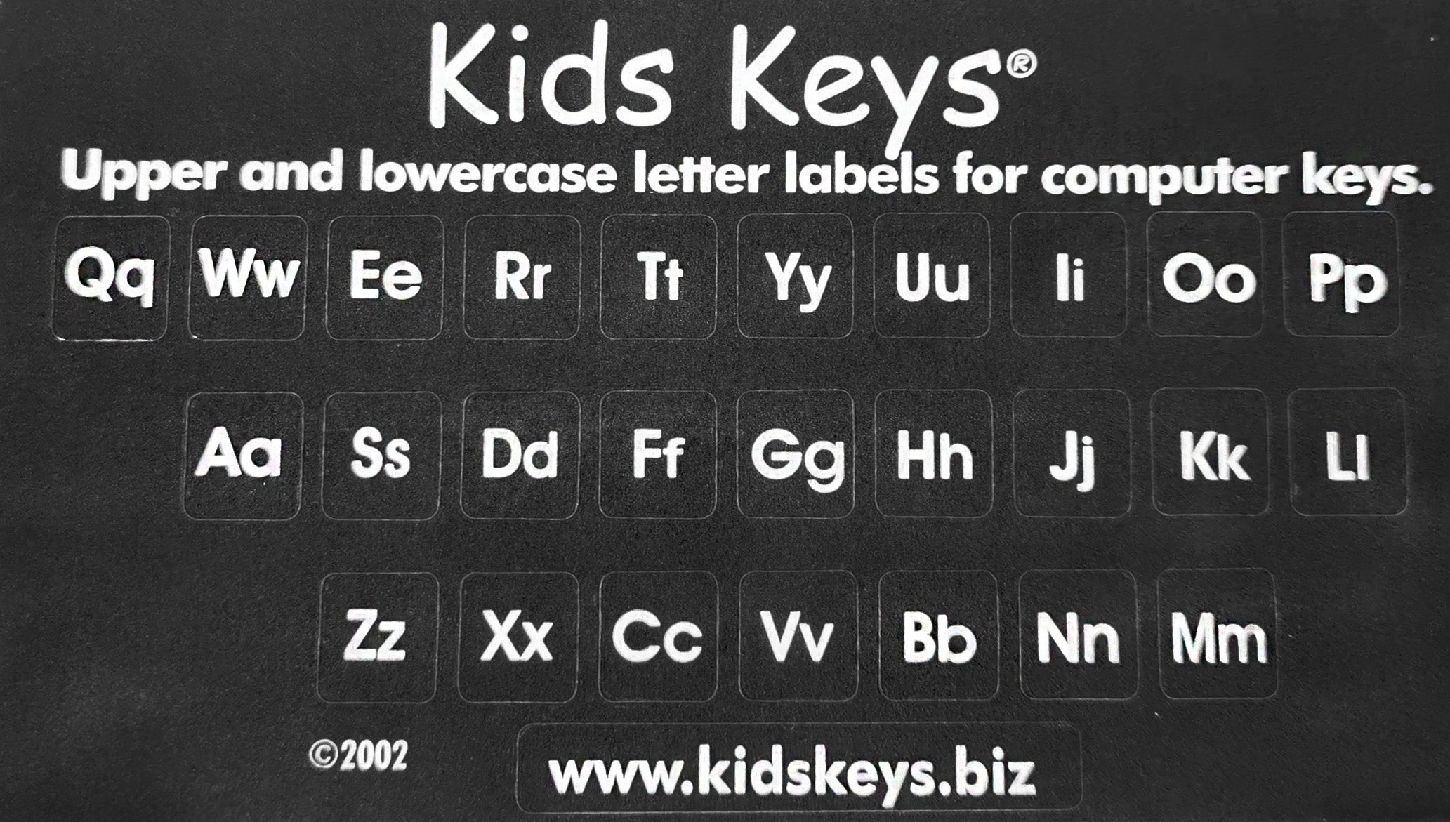 Kids Keys on black