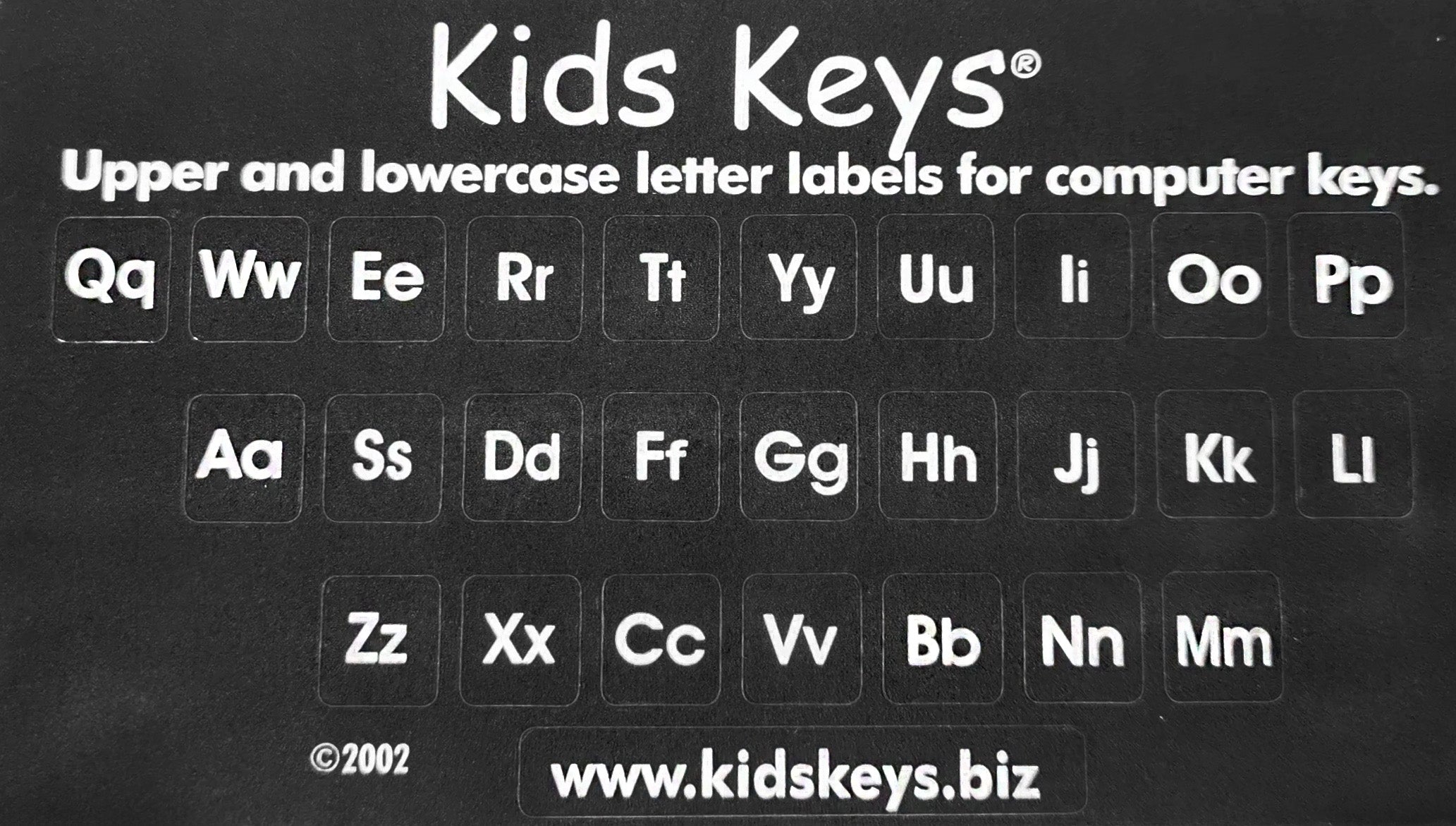 Kids Keys on black – SPELDSA
