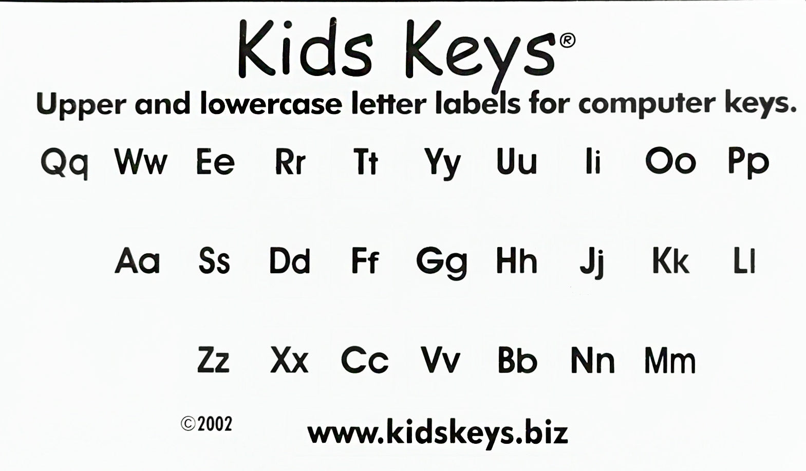 Kids Keys on white