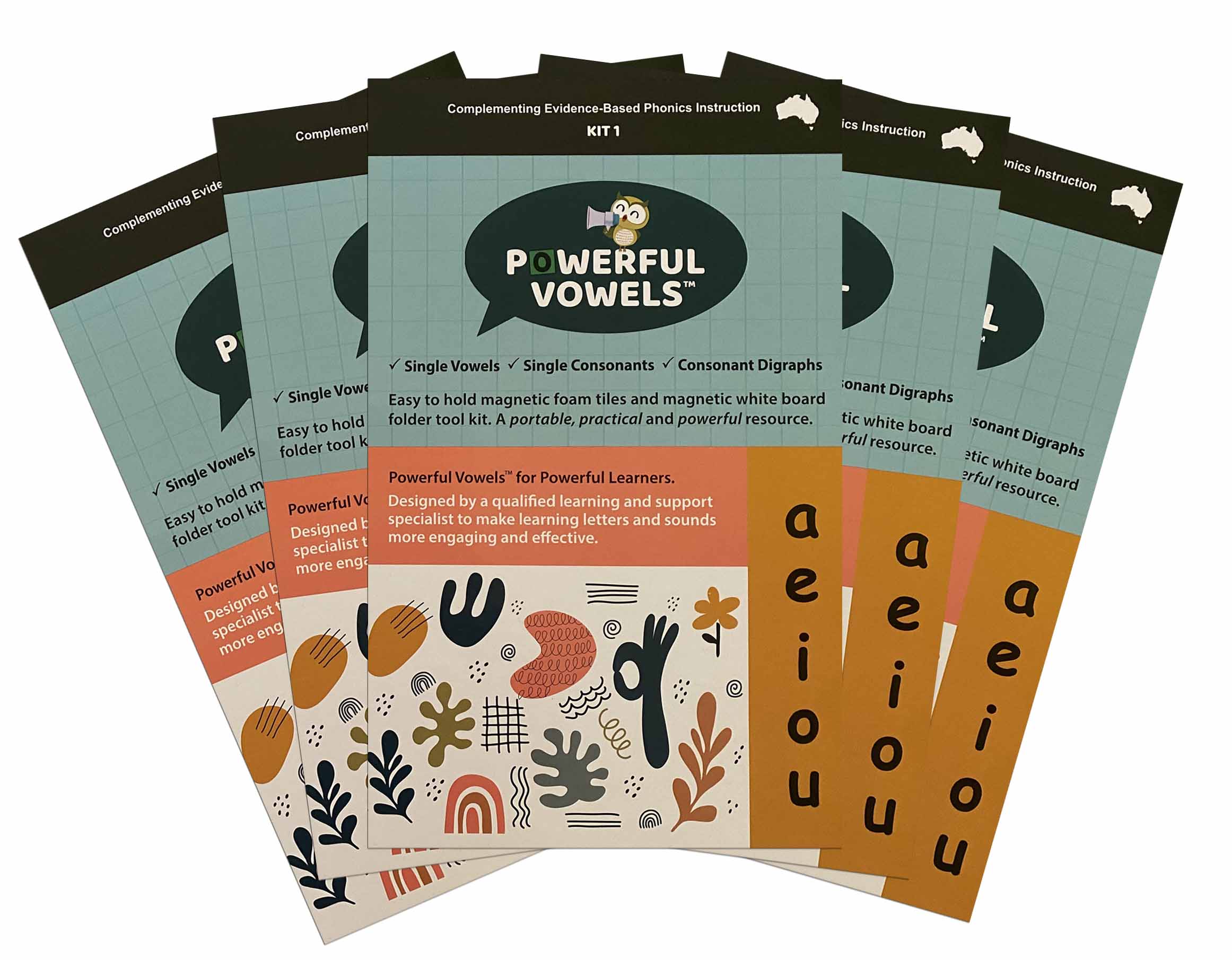 Powerful Vowels Kit 1 – Initial Code – 5 Bundle