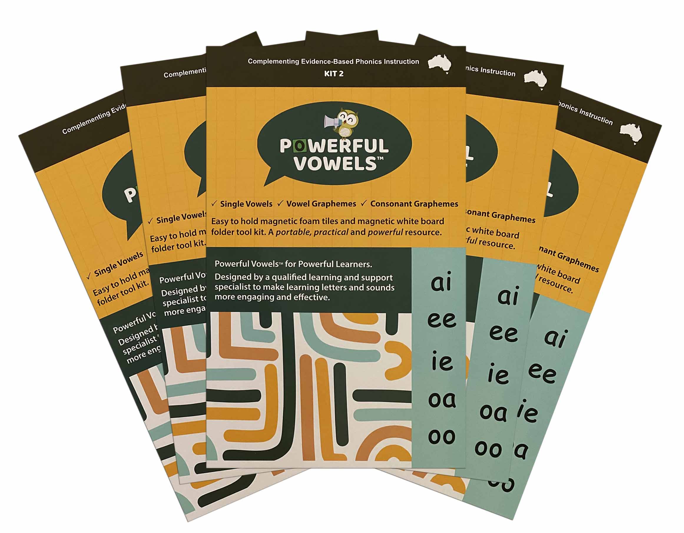 Powerful Vowels Kit 2 – Extended Code – 5 Bundle