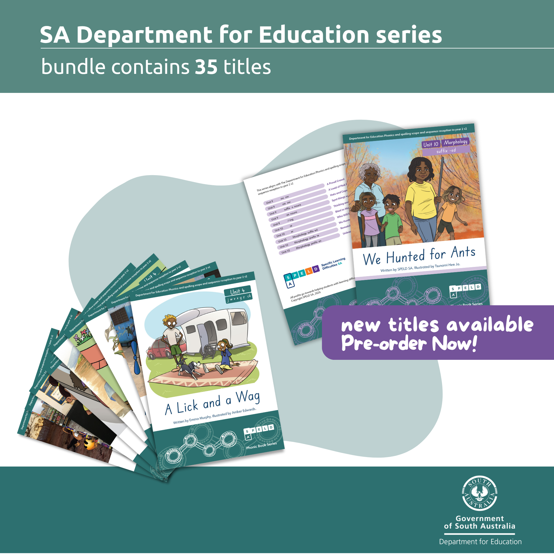 Department for Education Phonics and Spelling Scope and Sequence Decodable Book Bundle