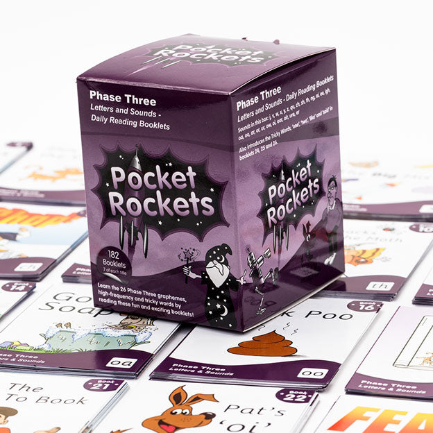 Pocket Rockets Italy Pocket Rockets Phase 3 Box (Daily Reading Booklets) – SPELDSA