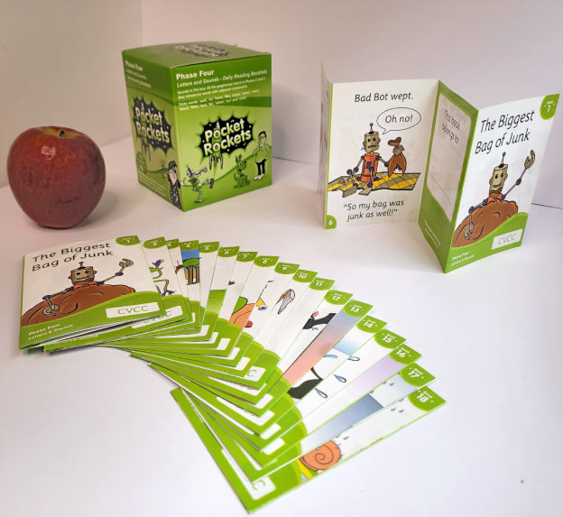 Pocket Rockets Phase 4 Box (Daily Reading Booklets) – SPELDSA