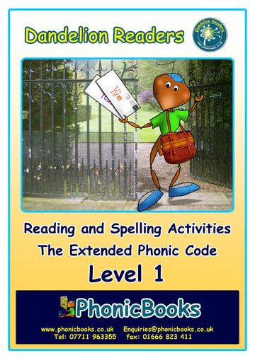 Dandelion Reading and Spelling Activities Extended Level 1