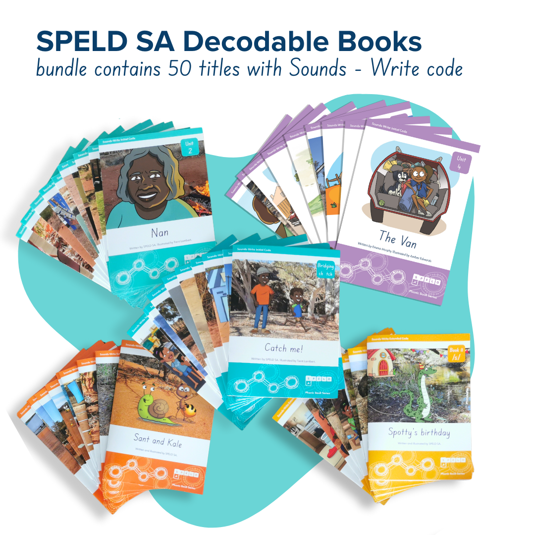 Bundle SPELD SA Phonic Books Complete Kit (50 Titles)