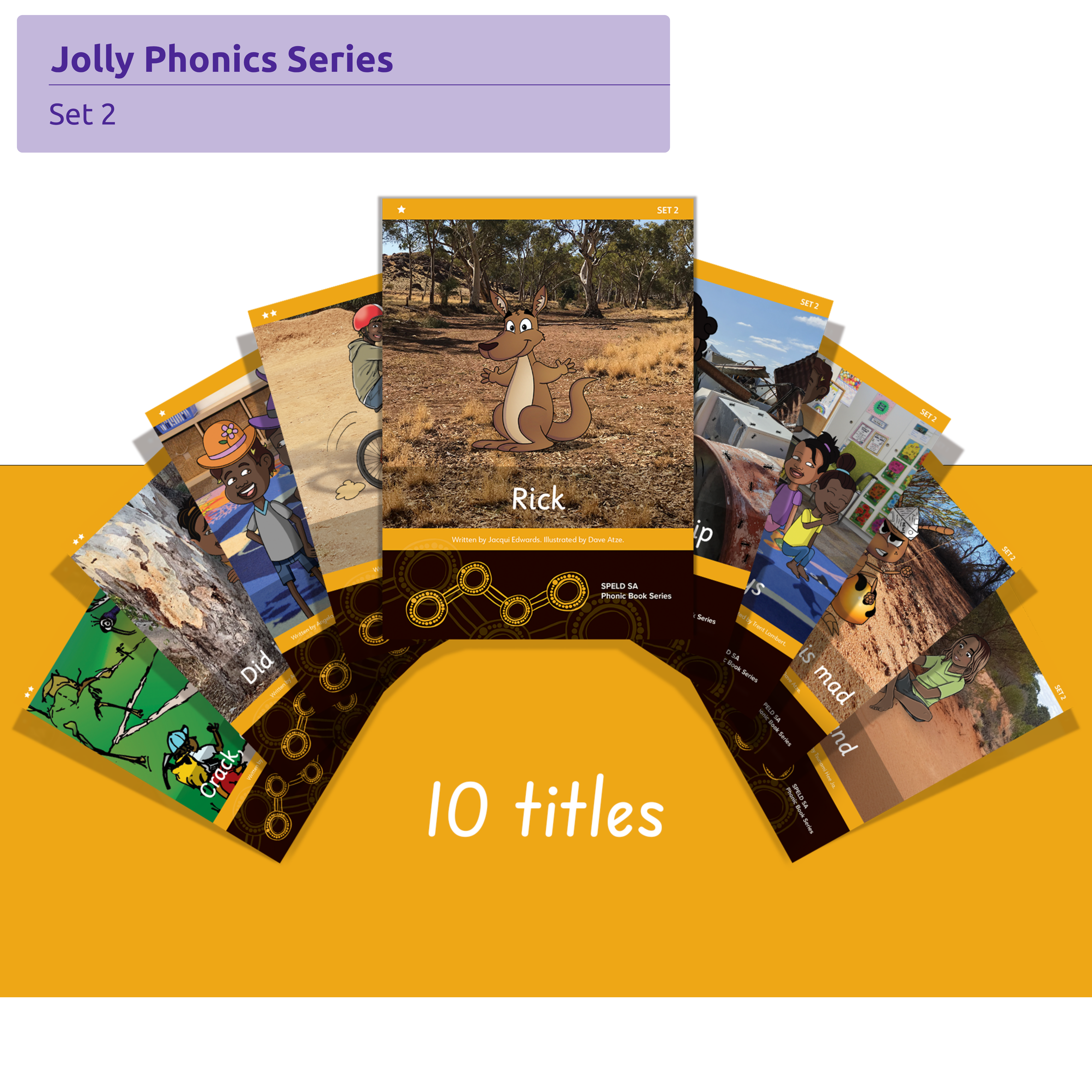 SPELD SA Phonic Books - Set 2