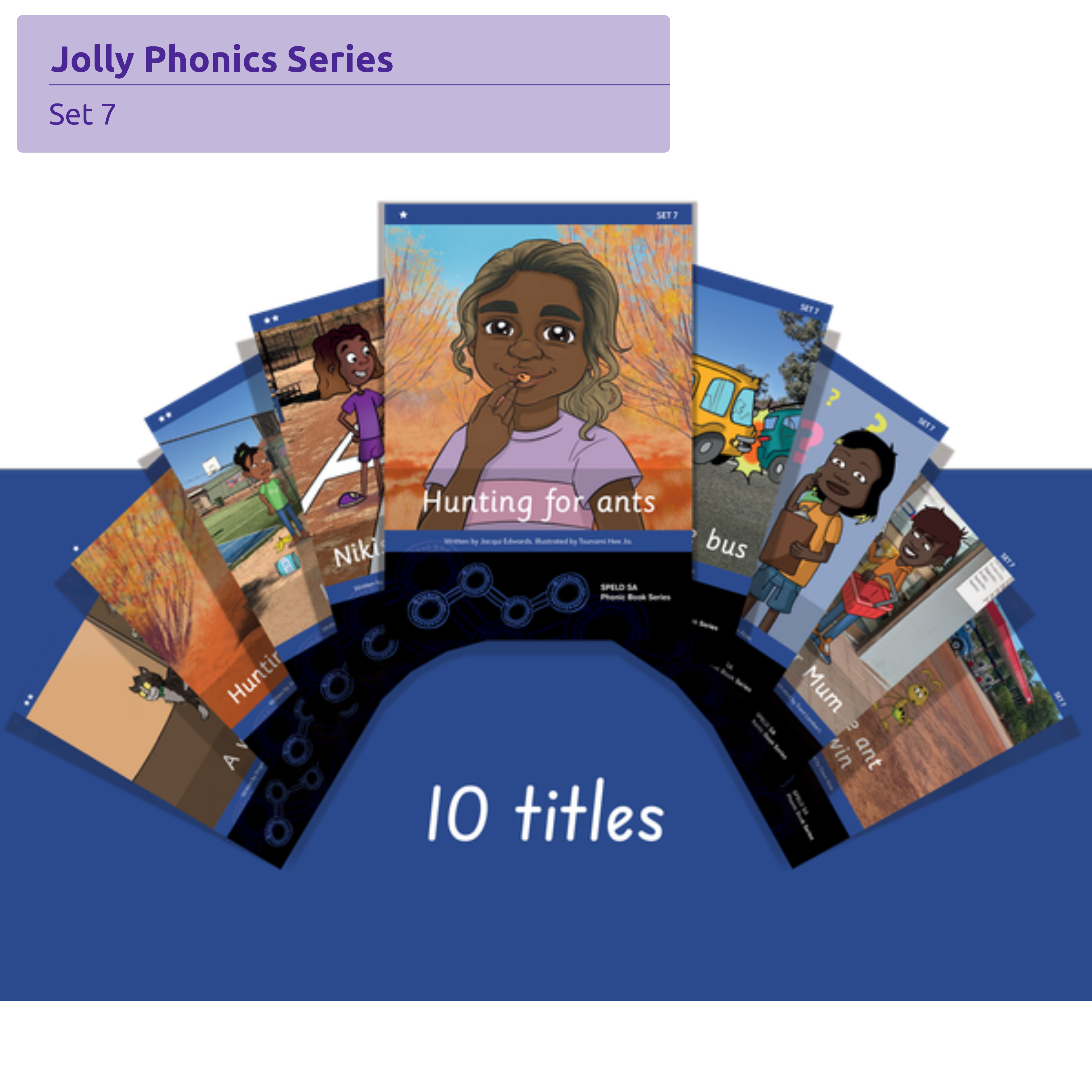 SPELD SA Phonic Books - Set 7