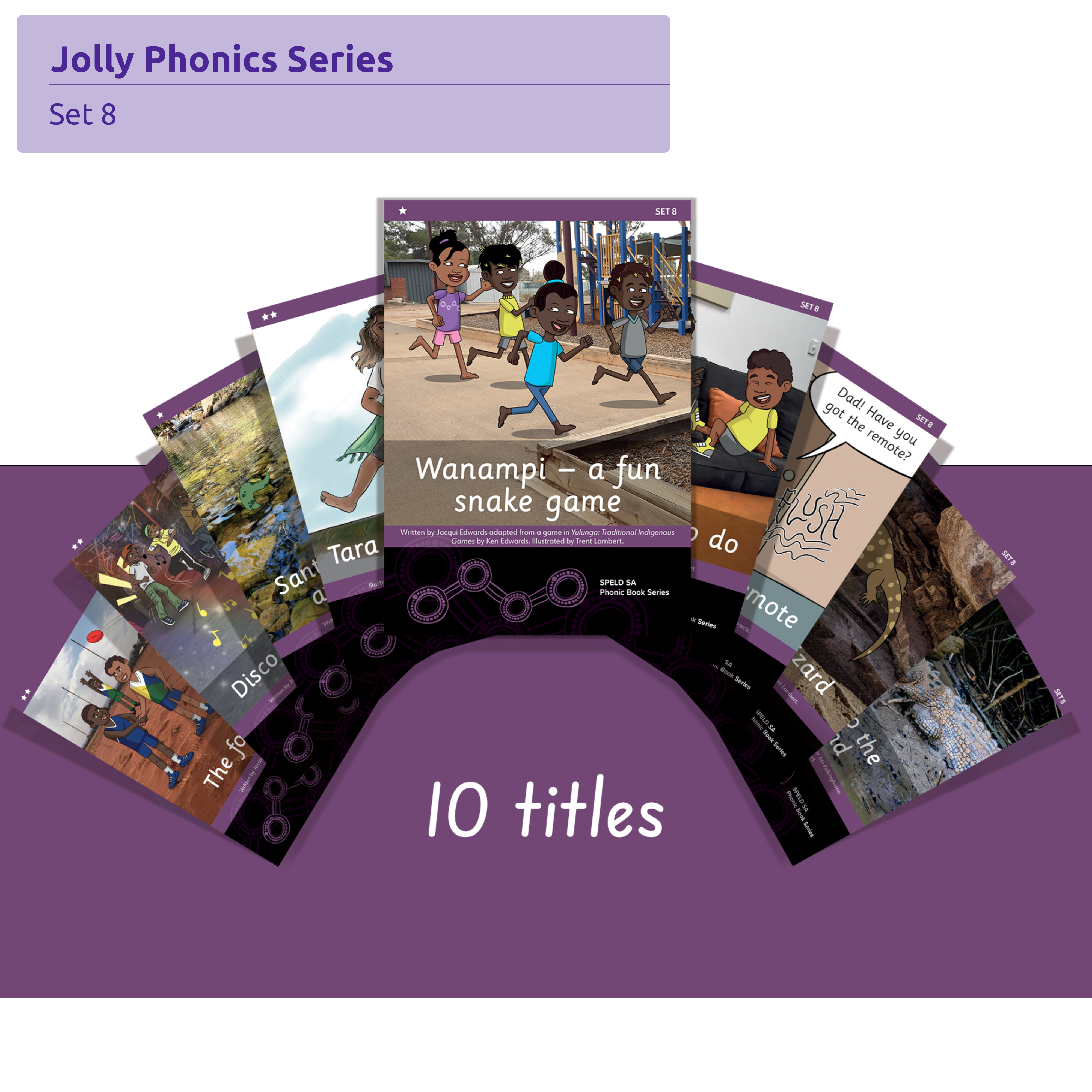 SPELD SA Phonic Books - Set 8