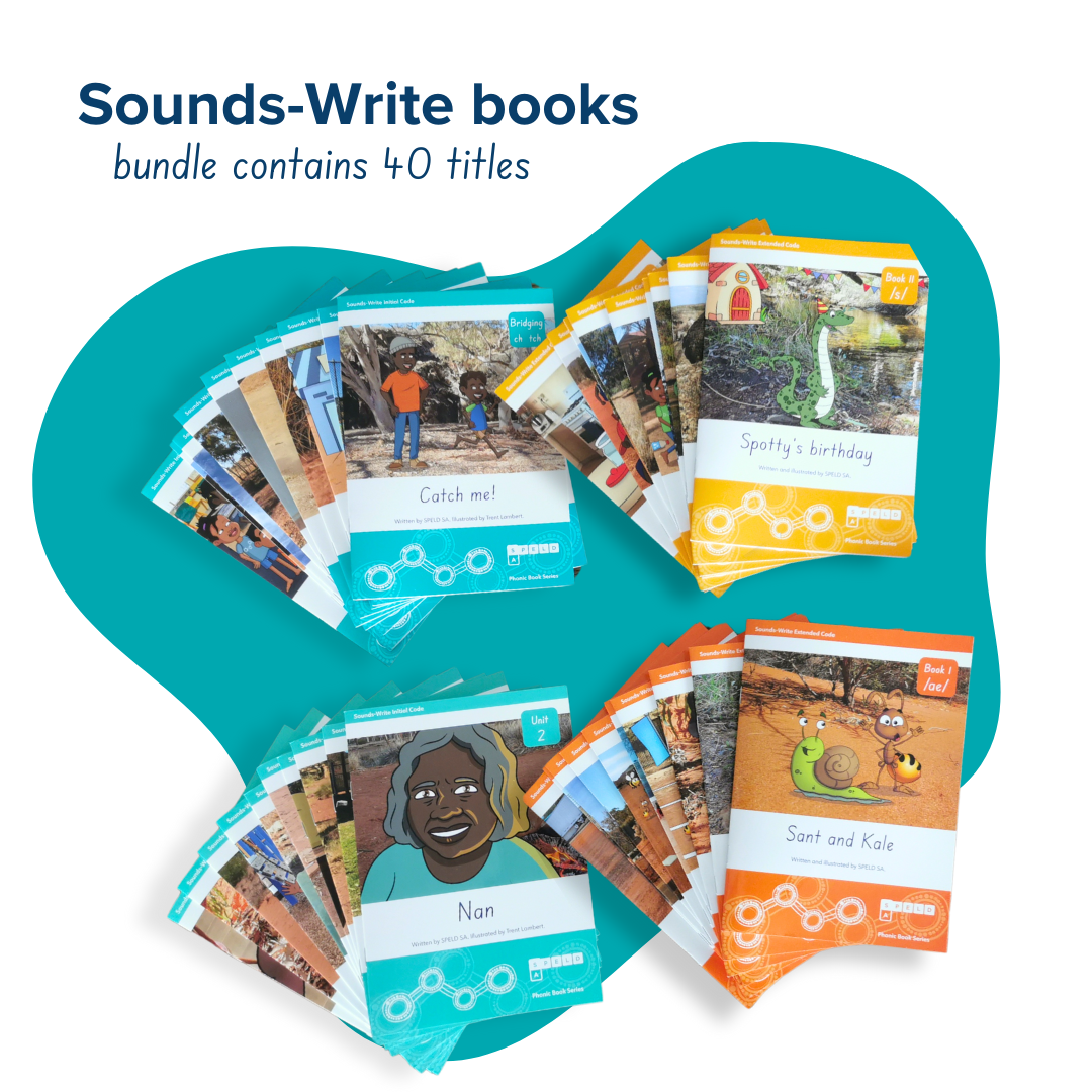 Bundle Phonic Books with Sounds-Write Complete Kit ( 40 Titles) – SPELDSA