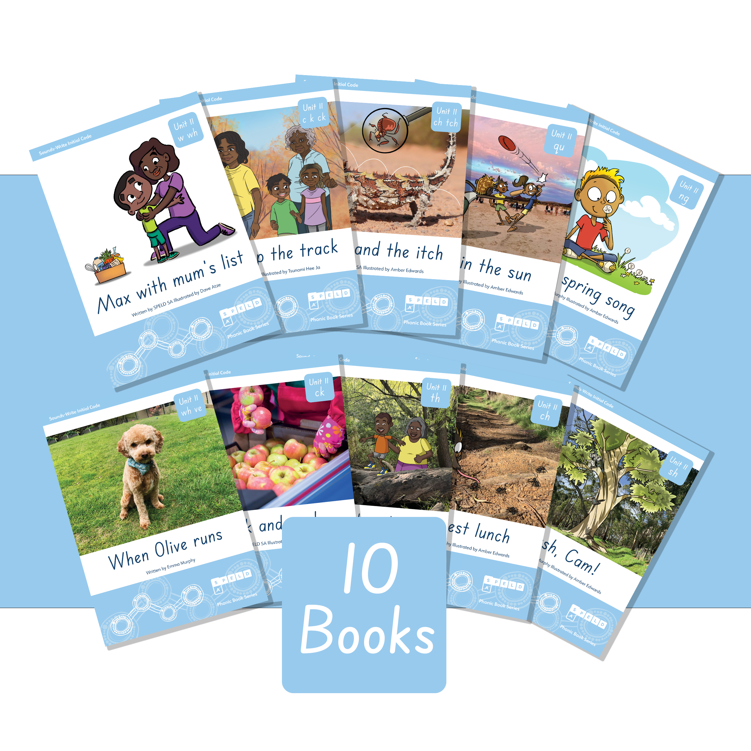 Initial Code Small Book SPELD SA Phonic Books Initial Code (Units 11 & Bridging) Set 2 – SPELDSA