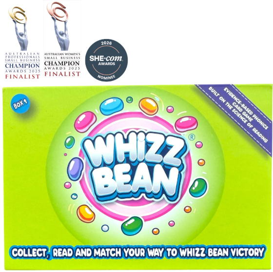 Whizz Bean Phonics Game for Reading Confidence & Fluency | Box 1