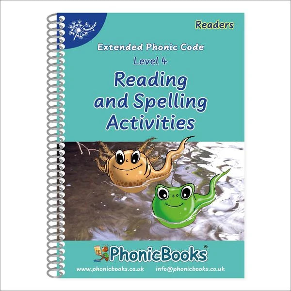 Dandelion Reading and Spelling Activities Extended Level 4