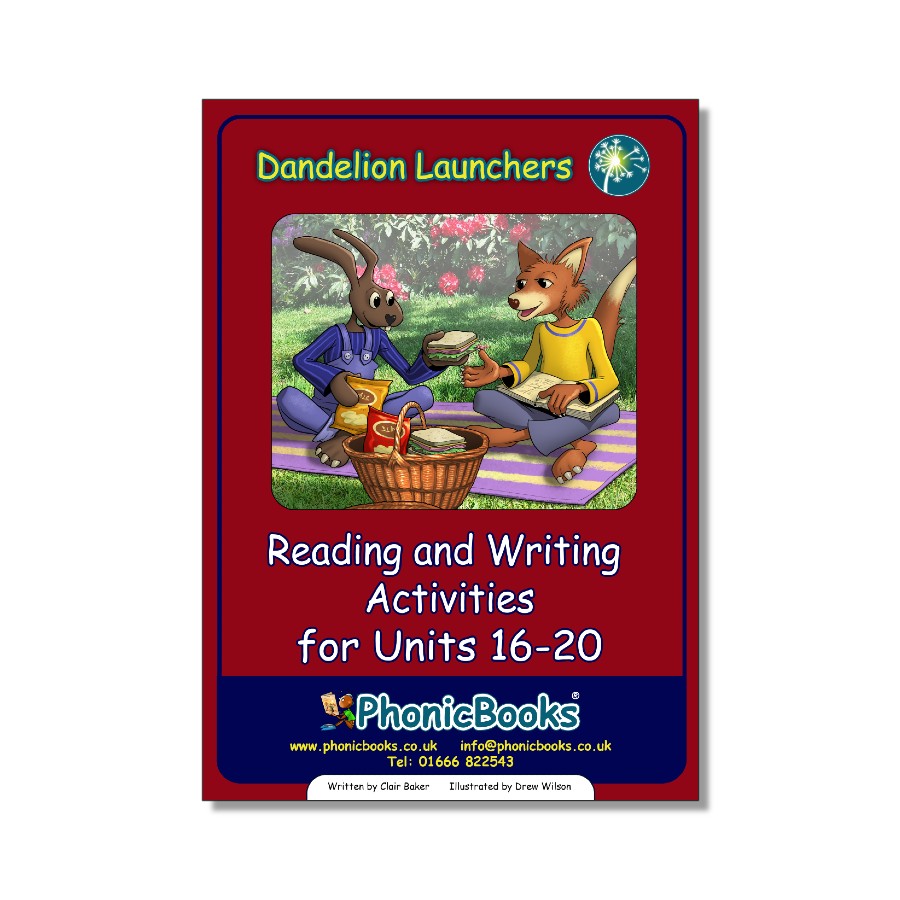 Dandelion Launchers units 16-20 Reading and Writing Activities