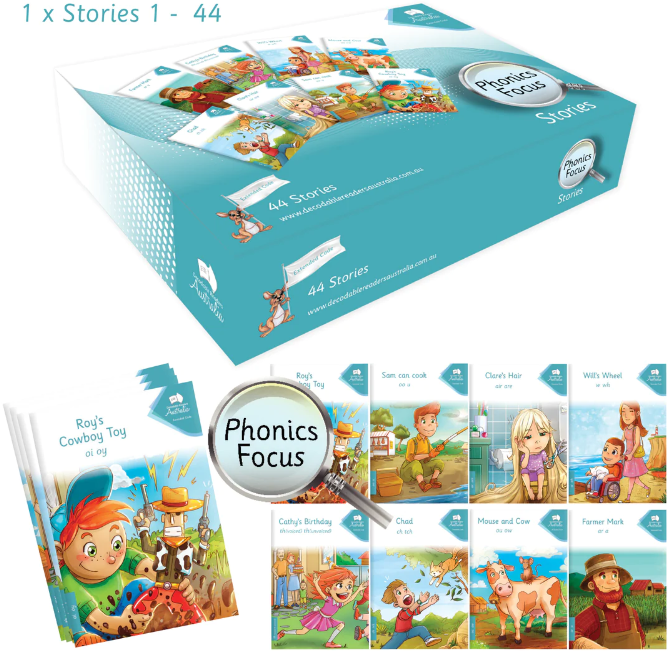 Phonics Focus: Stories – individual set of 44