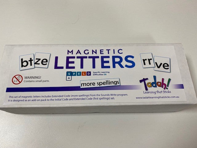 Tadah Magnetic Letters More Spellings pack (based on the Sounds-Write program)